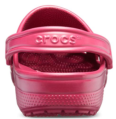 Crocs Classic Clog Zuecos, Unisex Adulto, Rosa (Pomegranate), 45/46 EU