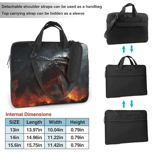 Bolso para portátil Red Magma Flying Dragons para hombres y mujeres miniatura 2