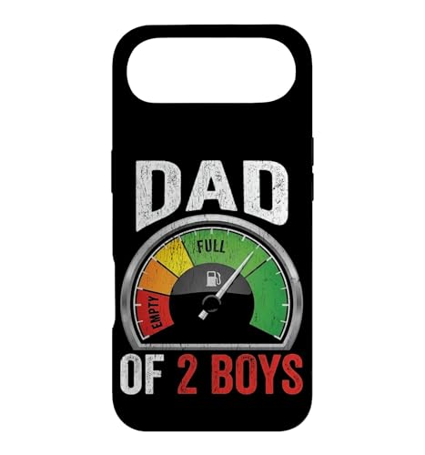 Dad of Two Boys Daddy and 2 Sons Funny ���̓� �X�}�z�P�[�X iPhone Air �p