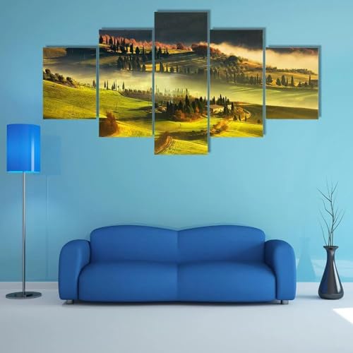 Grand tableau decoration murale salon pour transformer un mur vide et terne