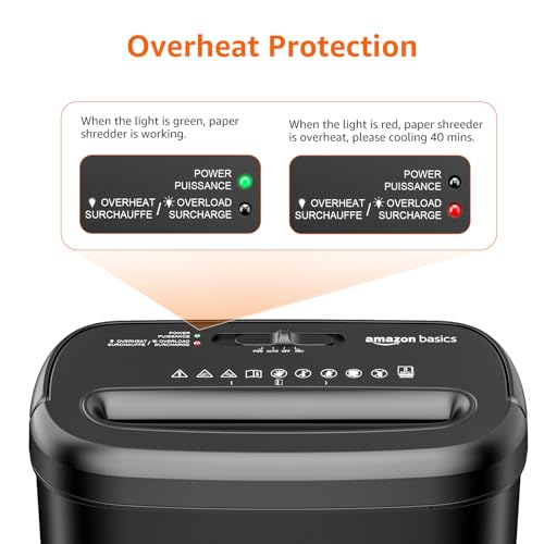 Amazon Basics C276-A US 8-Sheet Cross Cut Paper Shredder And Credit Card Shredder thumb #4