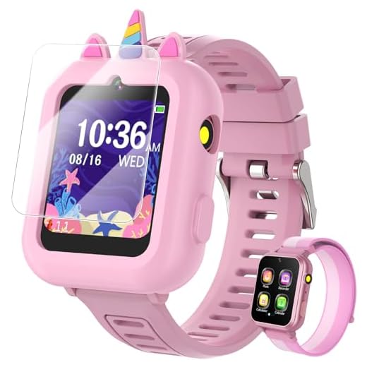 Smart Watch for Kids with 39 Games Touchscreen Camera Video, Music Player, Pedometer, Calculator, Calendar, Stopwatch, Flashlight, Alarm Clock 12/24 hr, Birthday Gifts Toys for Girls Ages 3-12