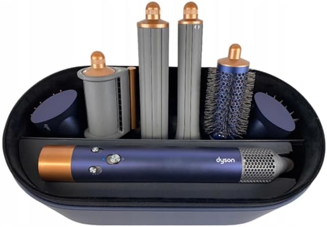 Dyson Airwrap Complete Short Multi haarstyler, nachtblauw/koper, incl. 6 opzetstukken, krulspelden warme lucht, haar korter dan borstlengte, krultang, verschillende opzetstukken, warmeluchtborstel,