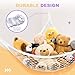 Stuffed Animal Net Hammock for Plushie Toys, Stuffed Animal Hammock Corner for Kids' Room Decor, Ideas for Organizing Stuffy Collection, 1 Pack, White