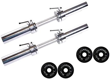 Ader 20'' Olympic Dumbbell Handles w/Plates