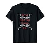 Ein cooles Design mit einem Schriftzug in rot und schwarz für alle, die Mannheim lieben.