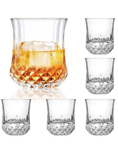 Reviews de Vaso old fashion , tabla con los diez mejores. 44 RD ROYAL COOK Set de 6 Vasos Old Fashioned | Cristal Extra Brillante de 12 oz (290 ml) | Vasos 'Rock' para Whisky, Vodka, Bourbon y Licor | Regalo Elegante de Alta Calidad.