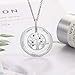 Personalized Family Tree of Life Necklaces with 5 Simulated Birthstones Mother Engraved 5 Names Necklaces