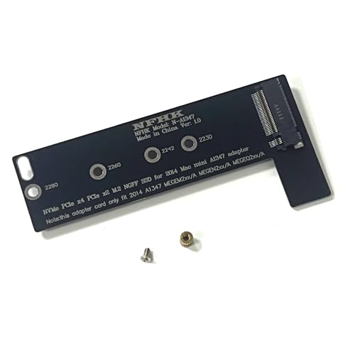Willhom M.2 NGFF NVMe SSD �ϊ��J�[�h �A�_�v�^�[ Mac mini 2014�N��� A1347 MEG �V���[�Y �A�b�v�O���[�h�p