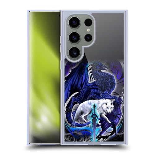 Coque antichoc Samsung Galaxy S24 Ultra MagSafe gel Ruth Thompson Loup Dragon