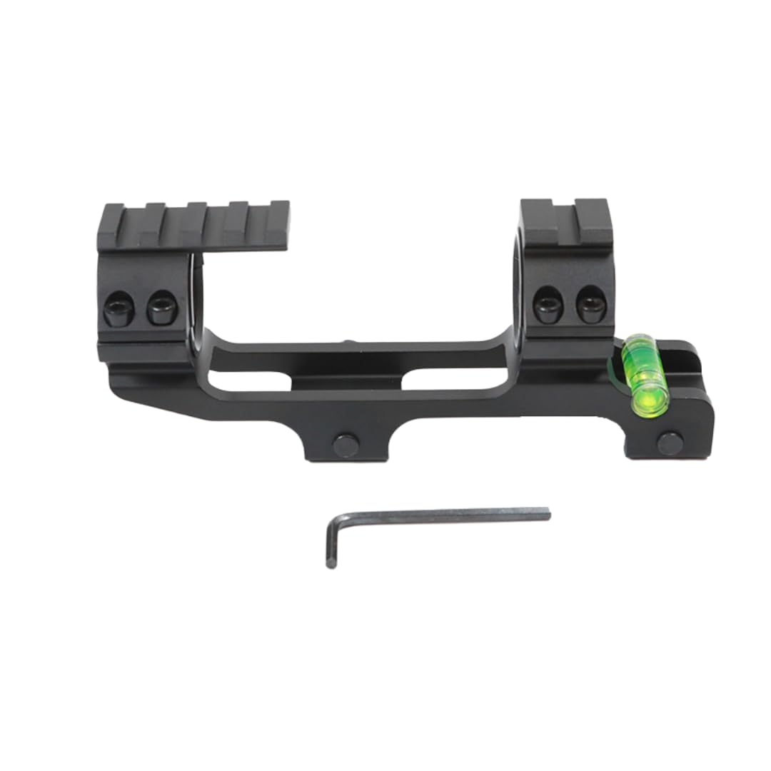 Rifle Cantilever Scope Mount Ringe 25.4/30MM mit Blasenebene Top hintere Verlängerung 1Inch Fit für 21 mm P/W Schiene