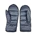 YueShengYCHUANG Down Mittens, Lightweight Winter Gloves for Riding, Skiing and