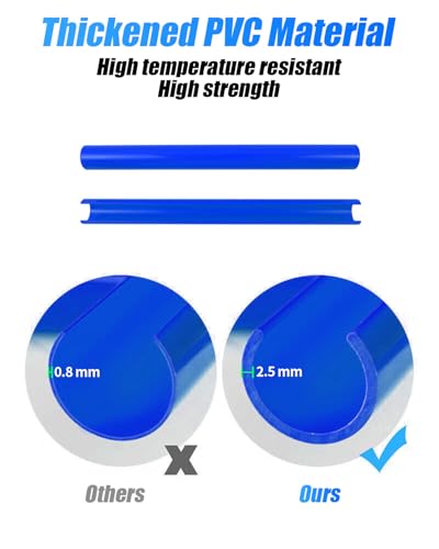 Image of Grill Inserts Trims for BMW 1 2 3 4 5 6 7 Series, Compatible with BMW V Brace Wrap Covers Grill Stripes Grille Inserts Stripes Wrap (Blue, F10 F48)