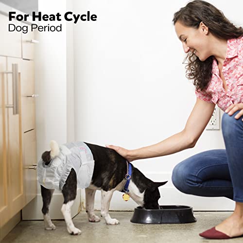 Mizok Female Dog Diapers Comfort Flex Fit, Super Absorbent And Leak Protection With Wetness Indicator Disposable Female Dogs In Heat, Excitable Urination, Or Incontinence (Small, 50 Count) #TOP7