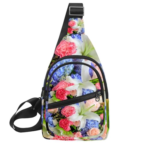 Mochila cruzada azul mármol para llevar tus pertenencias con total seguridad
