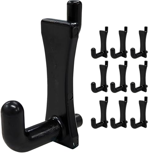 [ドリームウェア] 有孔ボード フック 10個 25mm 穴径5mm スチールパンチングボード専用 ズレにくい ブラック WJ-PH10BKの商品画像（Amazon）