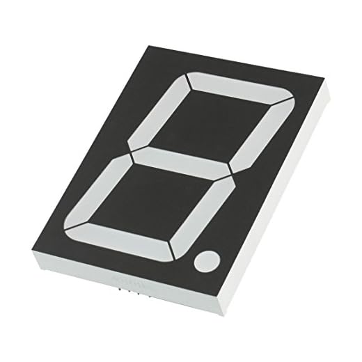 Aexit 40101BS Common Anode 1 Bit 7 Seg DIP Digital Tube Röd LED 10Pin 122 x 90 x 15 mm(Tube 40101BS Anode commune 1Bit 7 Seg numérique LED rouge 10Pin 122x90x15mm