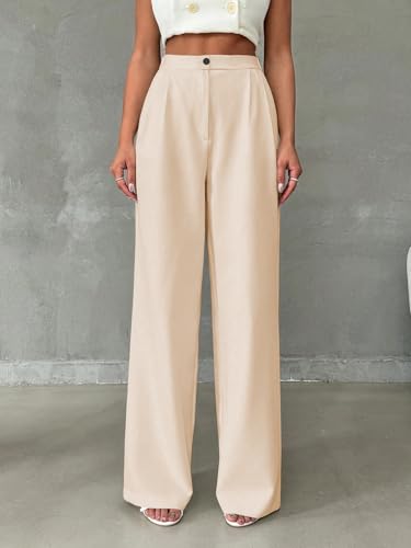 Image of Toochki Trousers for Woman Pants Women's Formal Office Korean | Black Track Pant | Straight | Cotton Spandex Stretchable Trouser | High-Waisted Bottom Wear