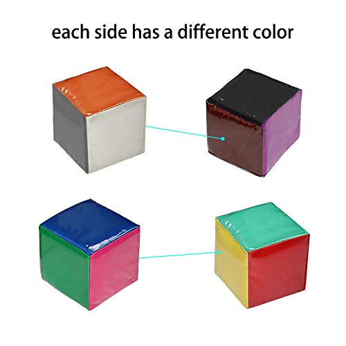 Eamay Playing Game Dice Soft Foam Cubes, Set Of 2 Learn Pocket Cubes, Ages 3 Years And Up. #TOP3