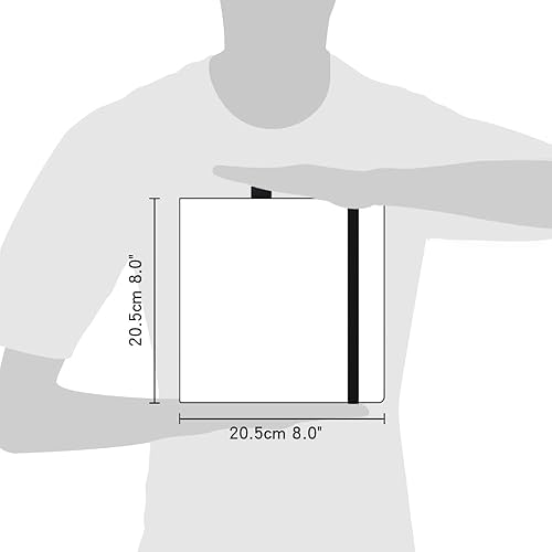 Miniatura 8 de Bloc de papel cuadrado de 5 x 5 pulgadas 388ozm67 libras tinta de alcohol cuaderno de bocetos diario hecho a mano 84 hojas 168 páginas marcadores de