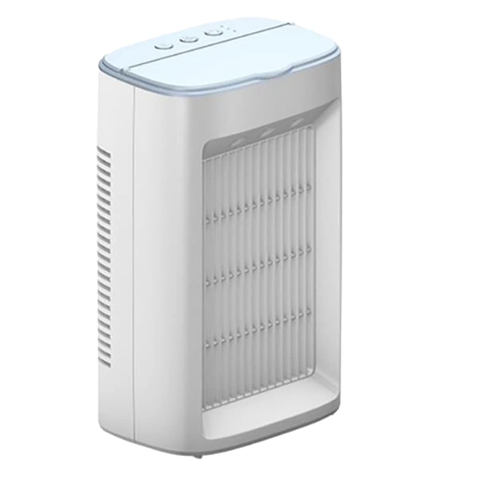 GHHVFEC Portable Air Conditioner Fan,3 In 1 USB Air Cooler Fan Desktop Humidifier Purifier for Bedroom Living Rooms Office, 3 Wind Speed Desktop Air Conditioner Fan