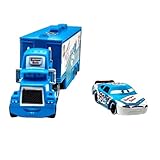 Yestree Cars Jouet 2 Pièces Set Véhicules, Camion Cars et Voiture de Course Enfant Camion Transporteur Modèle de Voiture Figurine Car, Cadeaux Parfaits pour Enfant Anniversaire/Récompense (NO.90)