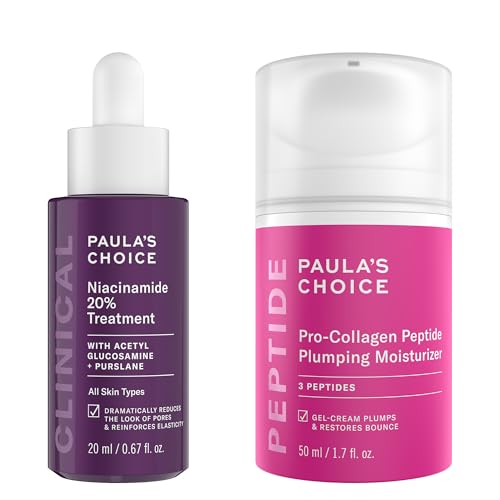 Paula's Choice Peptide Plumping Moisturizer & 20% Niacinamide Face Serum