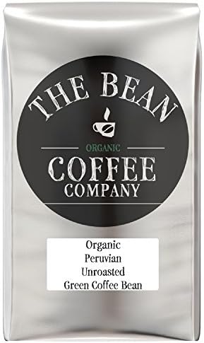 The Bean Coffee Company Organic Unroasted Green Coffee Beans, South America, 16-Ounce