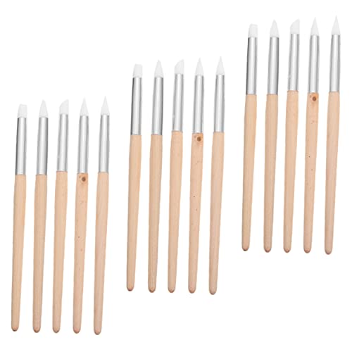 DIYEAH Nail Art Brush Pen 15pcs Clay Modeling Pens Multi-use Sculpting Tools Easy to Paint Portable for DIY