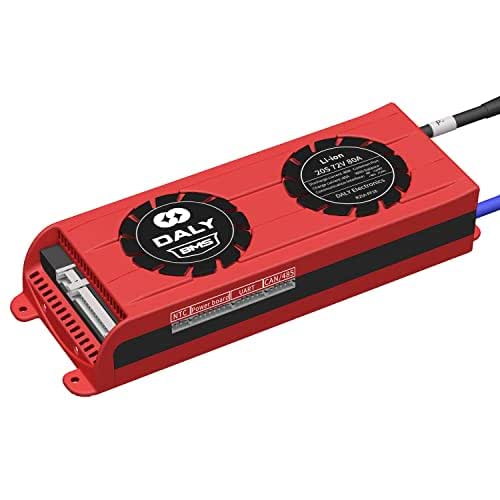 DALY Smart BMS mit drahtloser BluetoothSteuerung SOC UART RS485 CANLüfter 20S 72V 80A Lithium