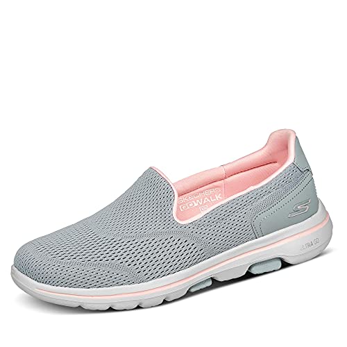 Image of Skechers Women Go Walk 5 Ocean Sparkle Walking Shoes