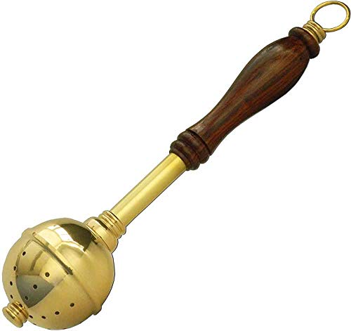 Gold Metal Swab with Wooden Handle