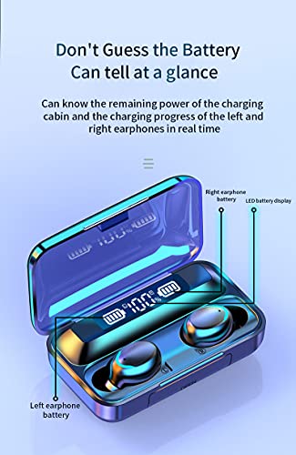 Image of 2023 Newest Wireless Earbuds Bluetooth 5.0 Headphones Mini Stereo Earphones in-Ear Built-in Mic Headset Headset with Charging Box for iOS Android