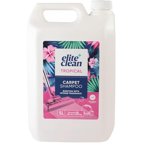 Pet Carpet Shampoo and Upholstery Cleaner Solution | Powerful & Effective Pet Odour Urine/Wee Smells, and Stain Remover | Works with All Carpet Cleaners | 5 L