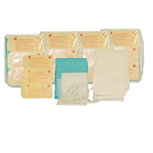 First Voice TS47715 Plastic Post Mortem Shroud Kit (Pack of 5