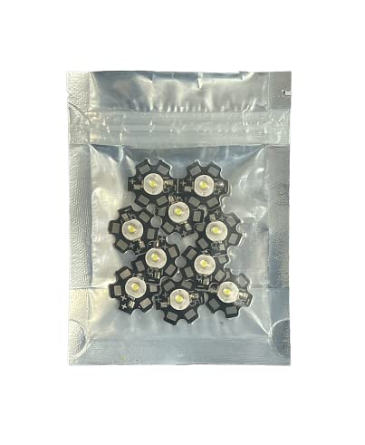 AVS COMPONENTS 1-Watt LED Light Bulb Emitting Diode with Heatsink Pack 10 pcs (White) (B08L4N96YK) Amazon Price History, Amazon Price Tracker