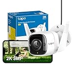Tapo TC65 2K Security Camera Outdoor Wireless & Wired, Outdoor Camera No Monthly Fee, Smart Person Detection, Advanced Night Vision,Two-Way Talk, IP66 Weatherproof, Works with Alexa & Google
