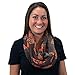 Littlearth NFL Cleveland Browns Sheer Infinity Scarf, Team Color, 70” x 25”