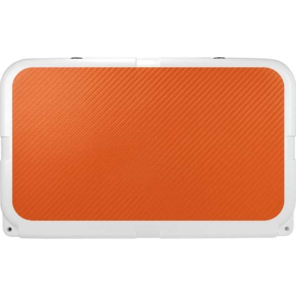 Skinit Decal Cooler Skin Compatible with YETI Tundra 45 Hard Cooler - Orange Carbon Fiber Specialty Texture Material Design