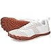 Bewenoo Wide Toe Trail Running Shoes(White Grey 7.5Women/6Men)