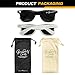 BachpartyGifts Groom and Bride Sunglasses for Men Women,His and Hers Gifts,Wedding Gifts for Honeymoon,Newlyweds,Couples(Groom&Bride,EL)