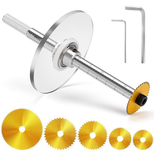 Inside Pipe Cutter for PVC Pipe, Cutter Tool Set with Scale Adjustable Depth Gauge, 5PCS Saw Blades...