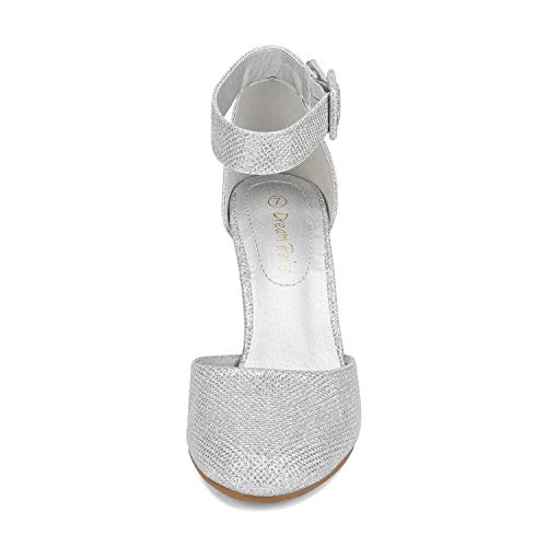 DREAM PAIRS Women's High Heel Closed Toe Chunky Wedding Pumps Shoes - Image 4