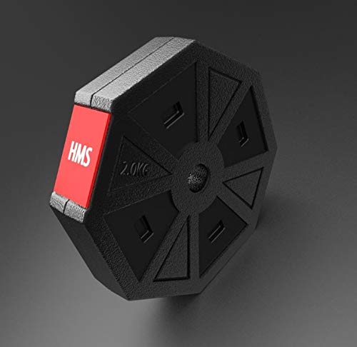 Bilanciere 30 kg e manubri HMS, manubri componibili 30 kg, Pesi Fitnes