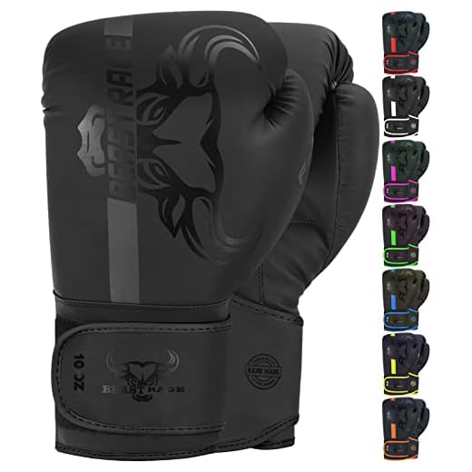 Beast Rage Boxhandschuhe Training Sparring Pro Impact Muay Thai MMA Kickboxen Herren Damen Erwachsene Schwerer Boxsack Focus Pads Handschuhe Speed Workout Belüftete Handfläche