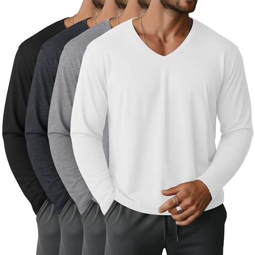 Chemises grandes et grandes pour homme Neer manches longues automne L-7XL