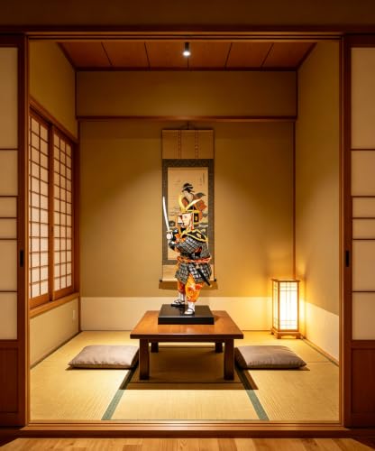Figura Guerrero Samurai Japonés 30 cm miniatura 7
