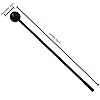 A-Star Soft Rubber Head Beaters with Secure Plastic Handle for Chime Bar, Metallophone, Glockenspiel, Xylophone - 2Pcs/Pair #3
