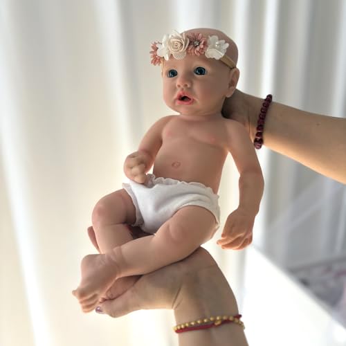 Muñeca Reborn Bebé de Silicona 16 Pulgadas miniatura 3