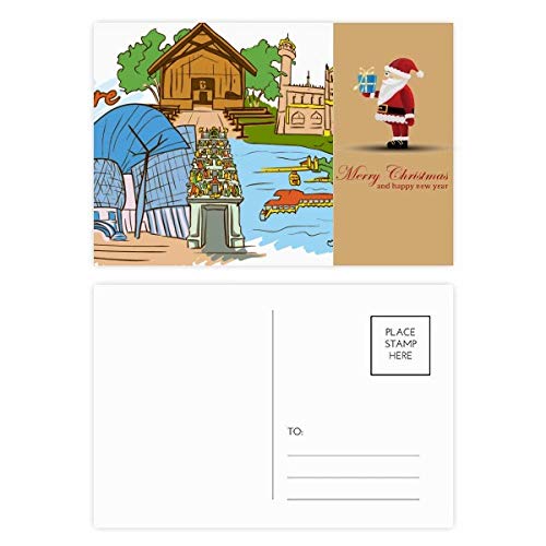 Cartes postales de remerciement Cathedral aux illustrations architecturales